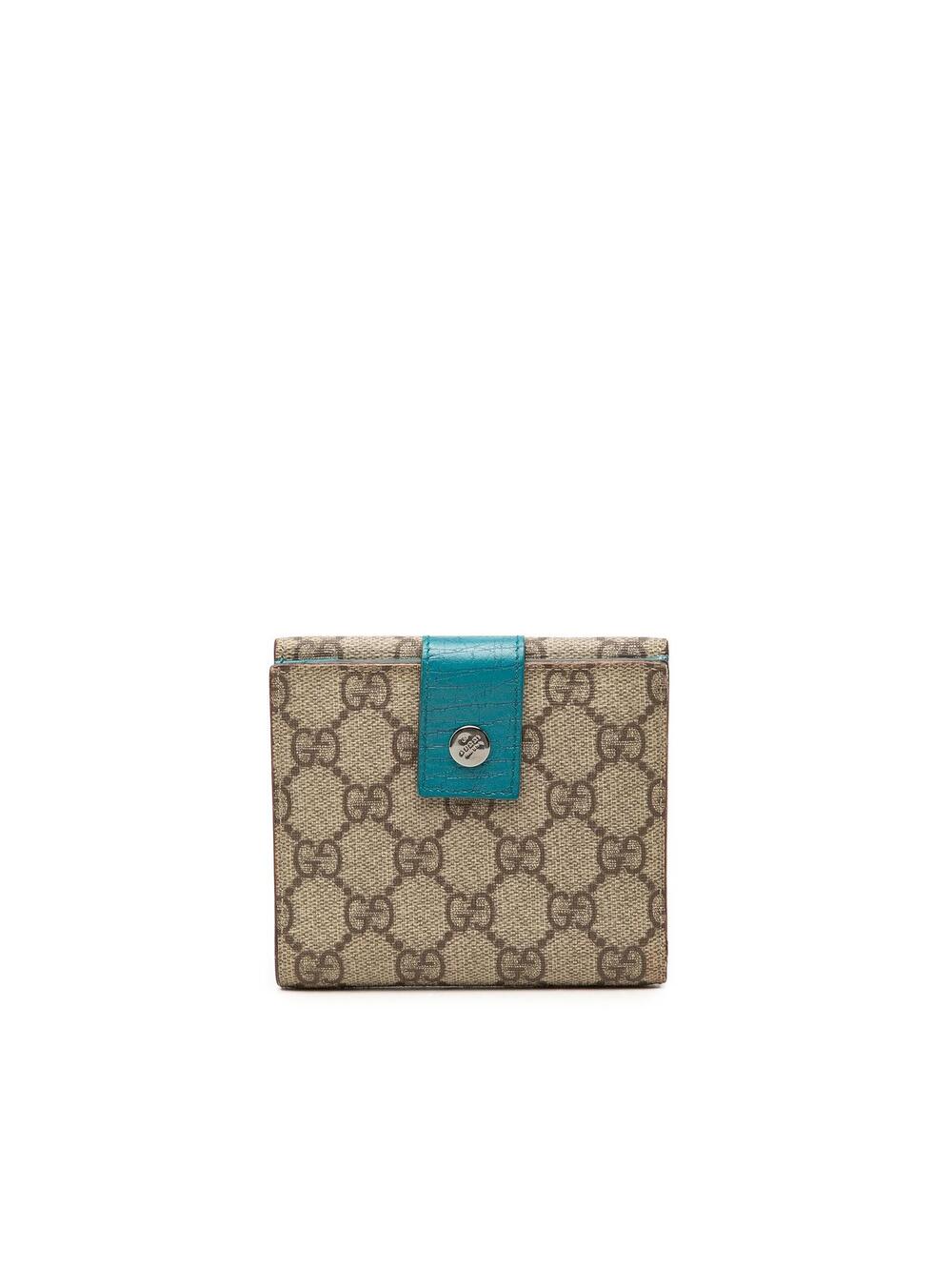 Gucci Gg Supreme Compact Wallet Pre- #348997G34B
